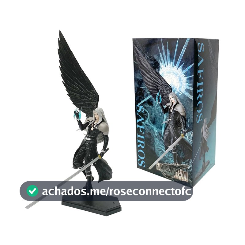 1 Pçs 44.5cm Final Fantasia VII Figura De Jogo Sephiroth Chefe O Vilão Forças Especiais PVC Figuras De Ação Modelo Bonec