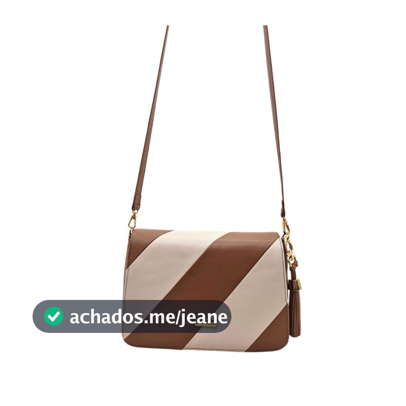 Bolsa Feminina Transversal Couro Legítimo Alça Ajustável Lançamento Andreia Ribeiro