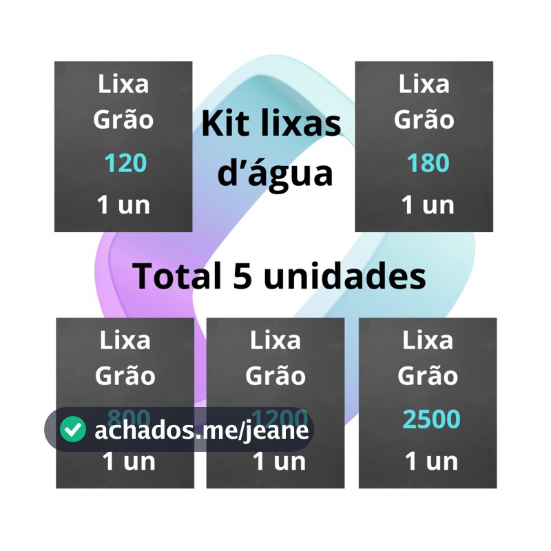 Lixa 120 180 800 1200 2500 kit 1 2 ou 3 folhas de cada Grão Polimento Farol Fibra Plásticos Metal