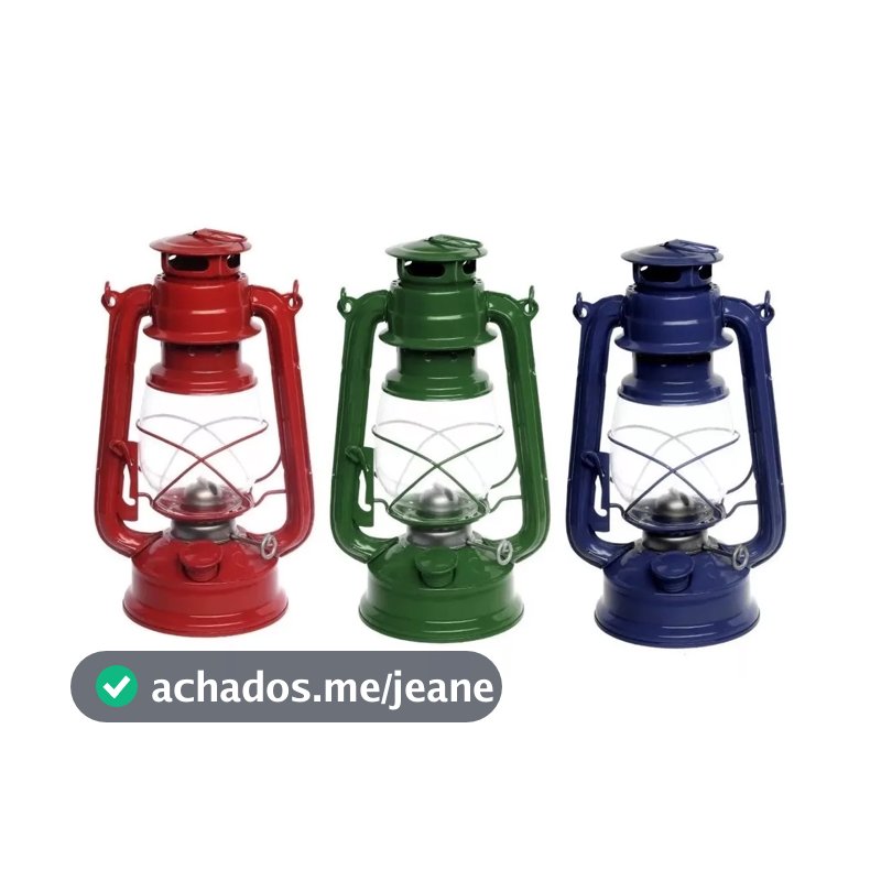 Lampião Lamparina Querosene Retro Modelo Antigo Vintage Decorativo e Funcional