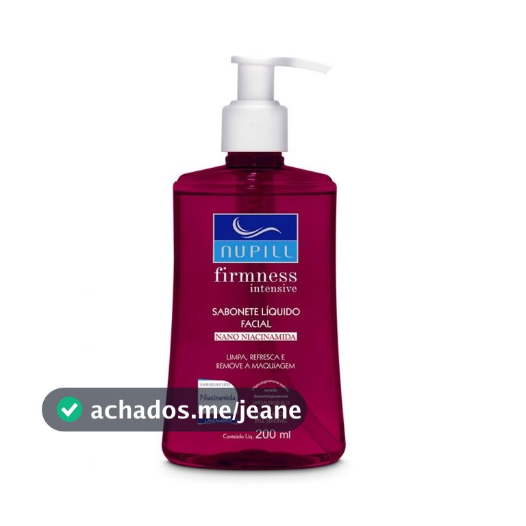Nupill Sabonete Facial Nano Niacinamida Pele Sensível 200ml