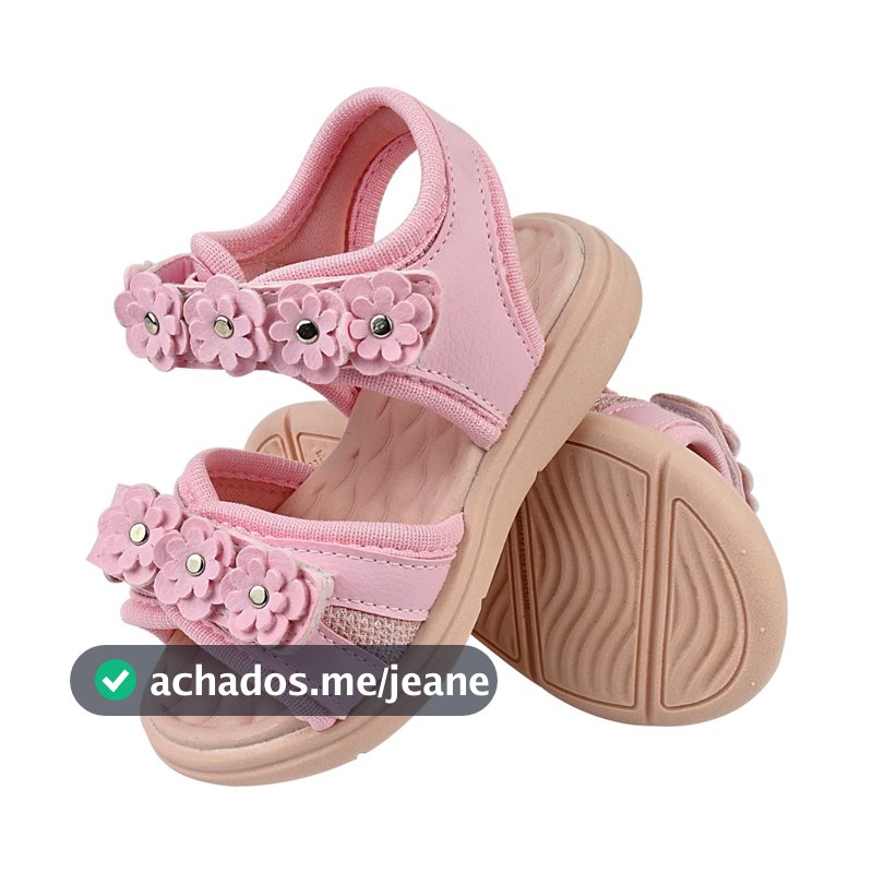 Papete Menina Infantil Flores Confortável Lançamento Original