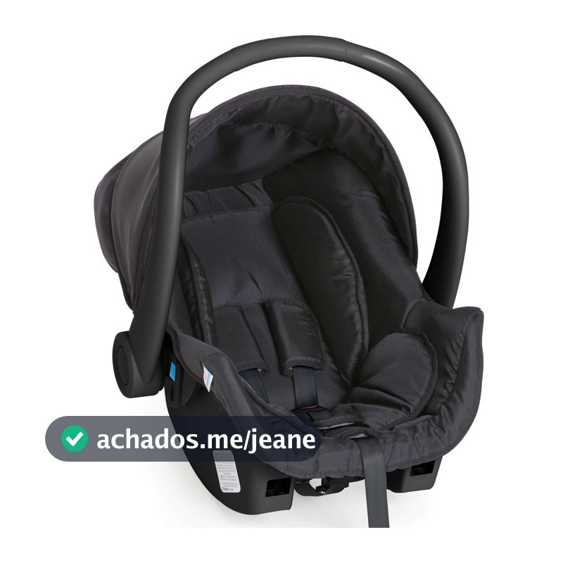 Bebê Conforto Cocoon Black Galzerano - Cadeirinha p/ Carro
