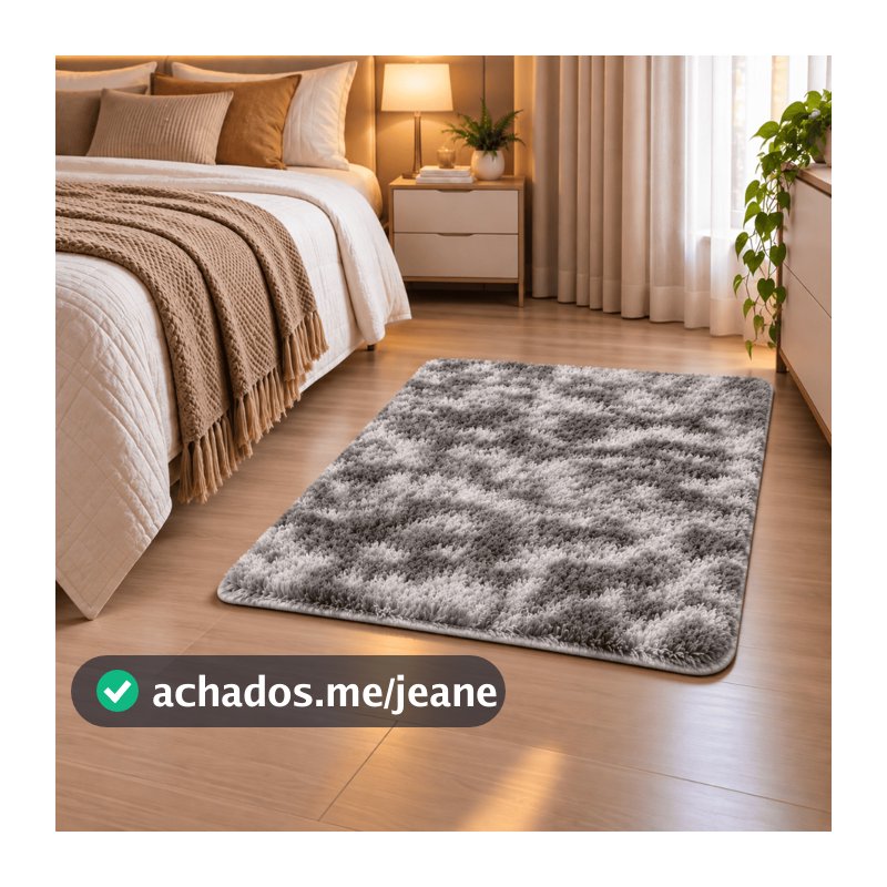 Tapete Peludo Felpudo 1,50 X 1,00 Várias Cores Para Sala E Quarto