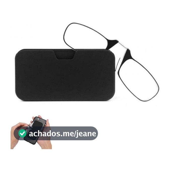 Óculos de Leitura Portátil com Estojo para Celular