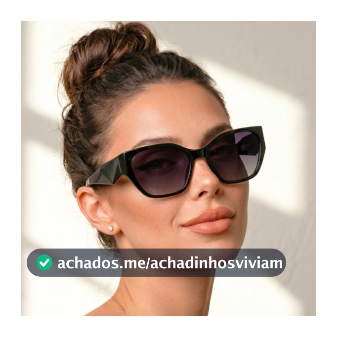 Óculos de Sol Valencia Gatinho Armação Premium Modelo Vintage Clássico Blogueira uv400 Feminino