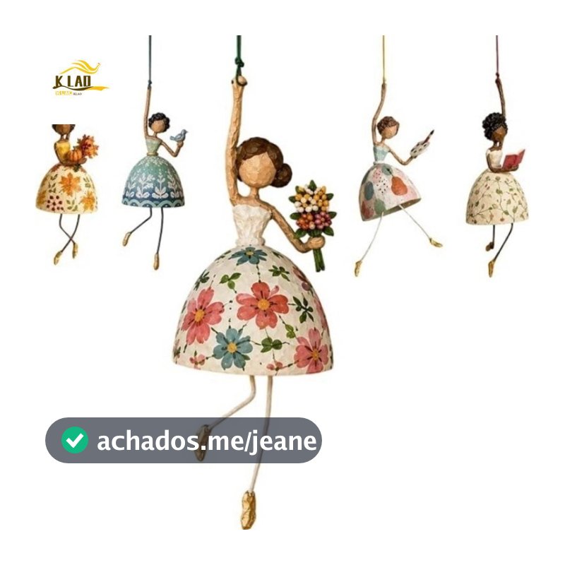 Ornamento De Suspensão De Senhora Dançante KLAOSD , Estatueta De Bailarina Com Pernas Penduradas Caprichosas , Criativa