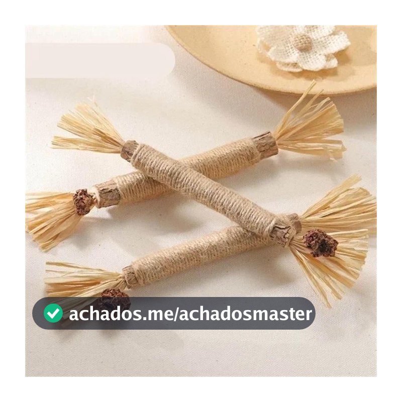 1/2/5 Pçs Brinquedo Para Animais De Estimação Natural Matatabi Pet Gato Lanches Vara Limpeza Dente Catnip Brinquedos