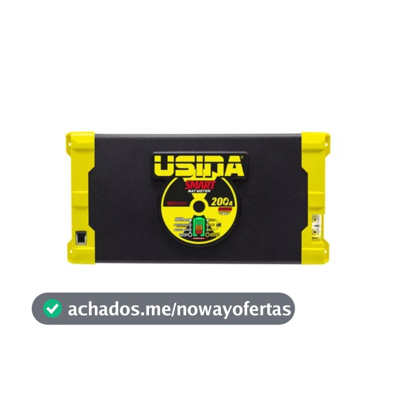 Fonte Automotiva Usina Smart Bat Meter 12v 200a Bivolt