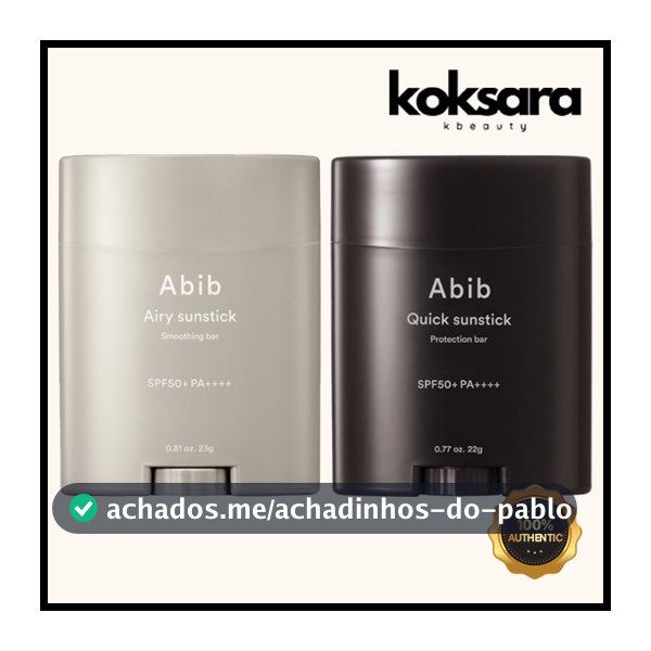 Abib Sunstick Bar 2types (Airy,quick) SPF50+PA++++