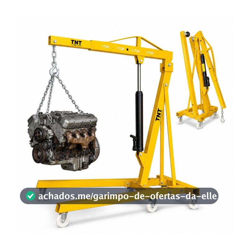 Guincho Hidraulico Retrátil Tipo Girafa Para 2 Toneladas TNT