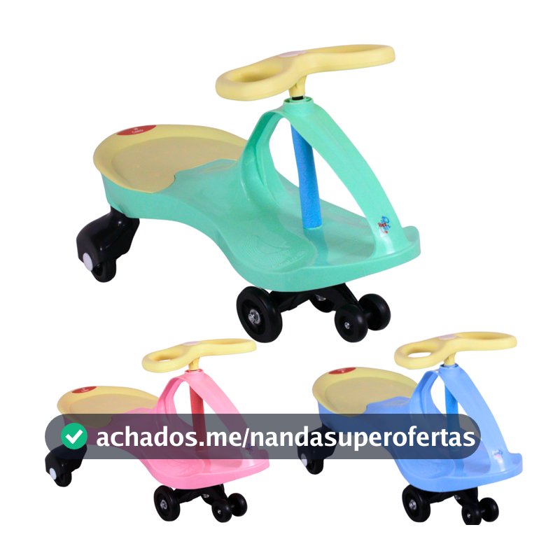 Carrinho Rolimã Infantil Super Car com Volante 360 - Castela
