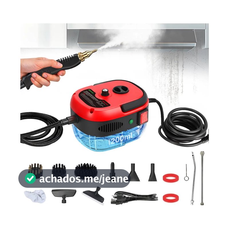 NEW 2500w Portable Steam Cleaner High Temperature Pressurized Cleaning Machine With Heads Brush And Gloves For Steriliza