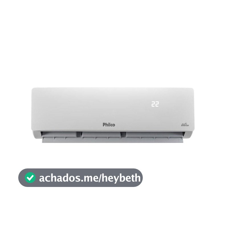Ar Condicionado Philco 12000 BTUs Philco PAC12FC -Split, Eco Inverter, Frio, Interno+Externo, 220V