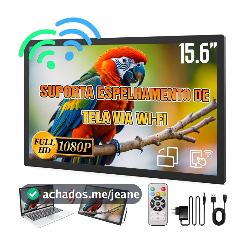 laptop Monitor 15.6 ''1920  1080p 4k fhd ips Gamer Portátil 15.6'' Full Hd 60hz Ips Compatível 15.6" HD IPS HDMI USB-C