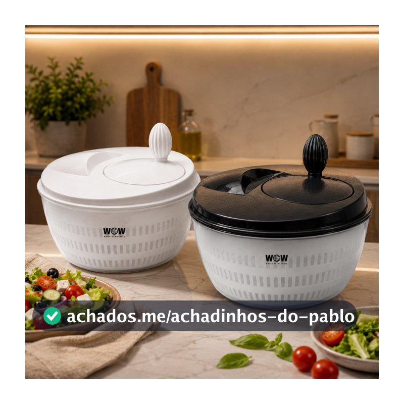 Centrífuga De Salada Secador Verduras  Manual 4 Litros