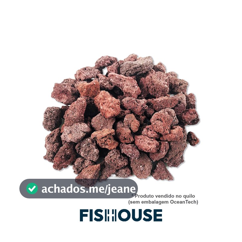 Mídia biológica - Lava Rock (Granel) - OceanTech