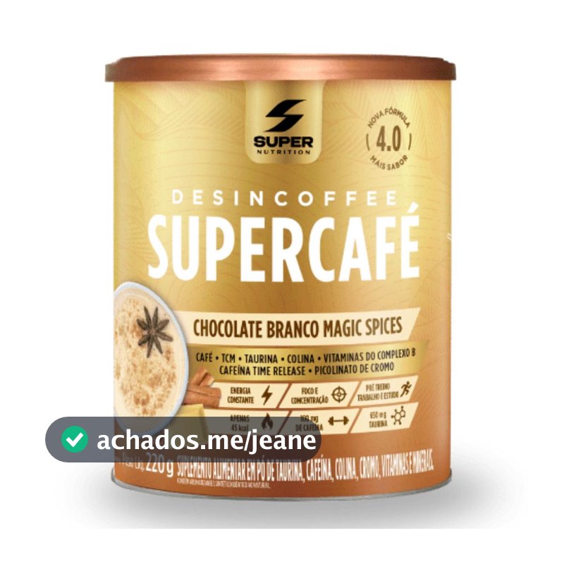 Supercafe Desincoffee 220G Super Nutrition