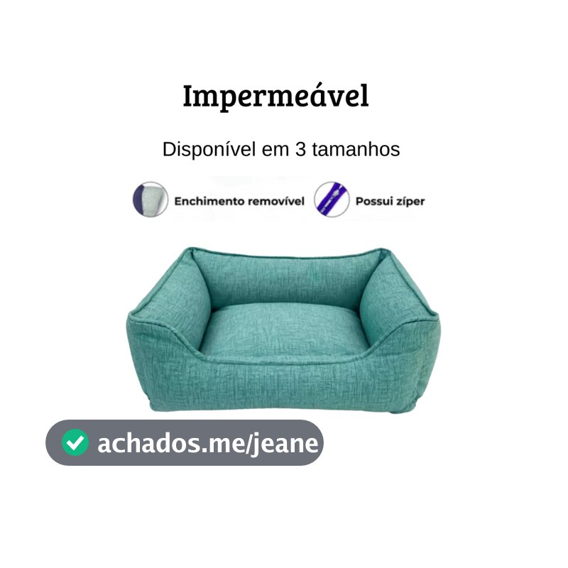 Cama/caminha para pet Impermeável com zíper - Cachorros e gatos