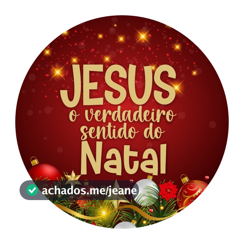 Painel Festa Redondo C/ Elastico Natal 1,50m
