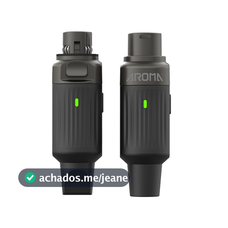 AROMA ARC2 Sistema De Microfone Sem Fio Dinâmico Uhf Plugue XLR de 7 Canais De Microfone Para microfone Mesa de som