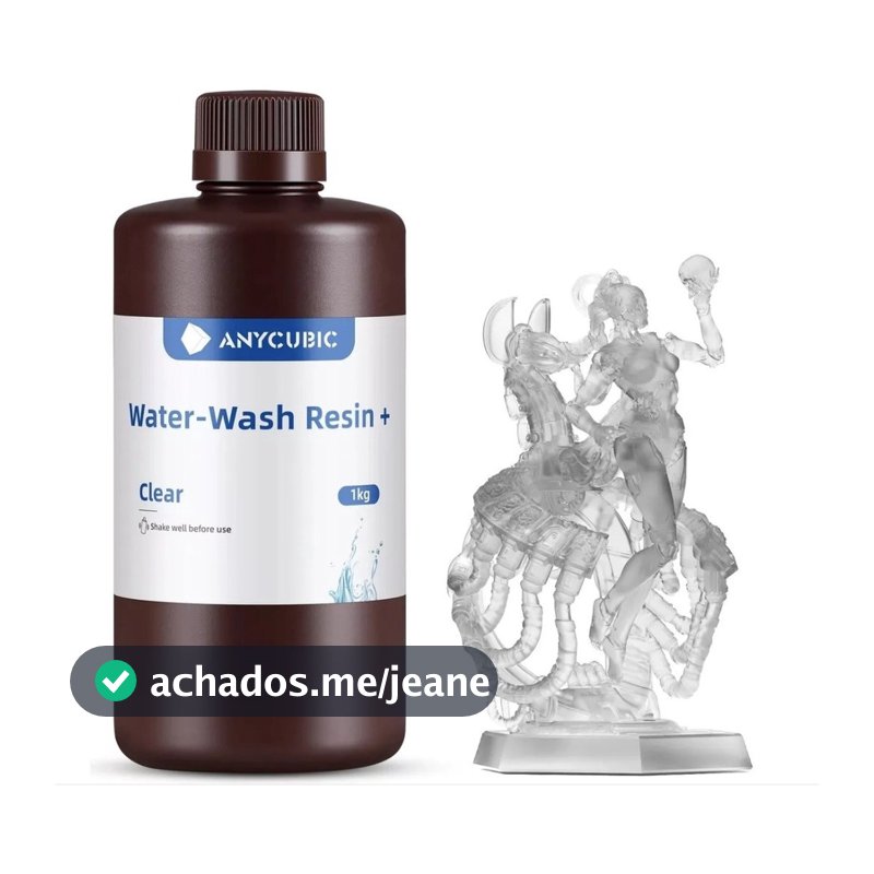 Resina Uv Anycubic Water Wash Washable Lavável Com Água 1kg