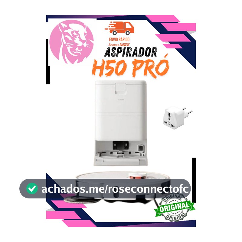 Robô Aspirador H50 Pro 15000Pa Ultra Potente Base Auto Limpante Mapeamento Inteligente 2026