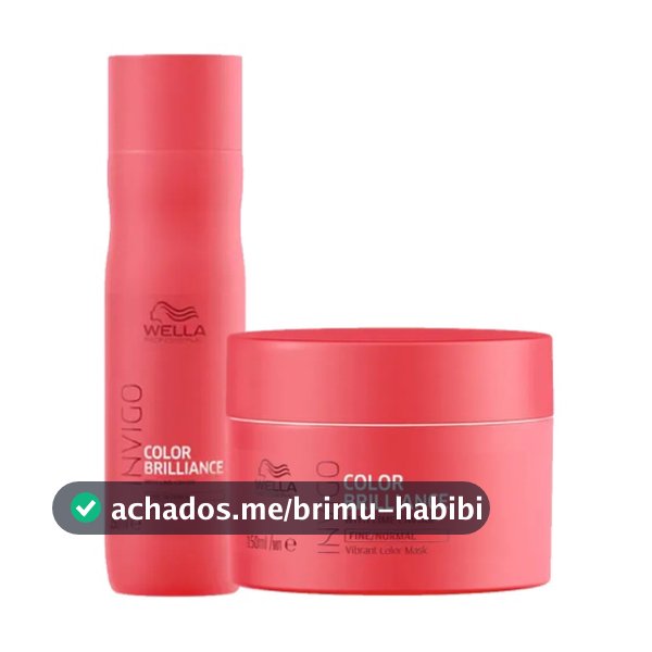 Kit Shampoo e Máscara Invigo Brilliance - Wella Professionals