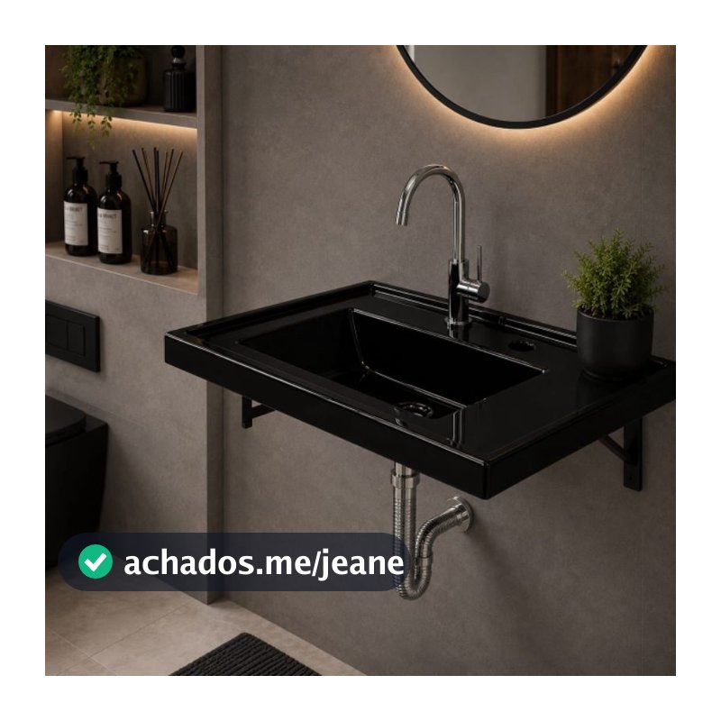 PIA PARA BANHEIRO LAVABO  RESISTENTE CUBA MODERNA ABS
