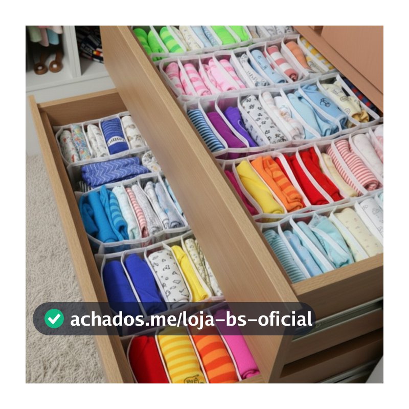 Kit 10 colmeia Organizadora de gavetas P, M, G, GG - Organizaplus
