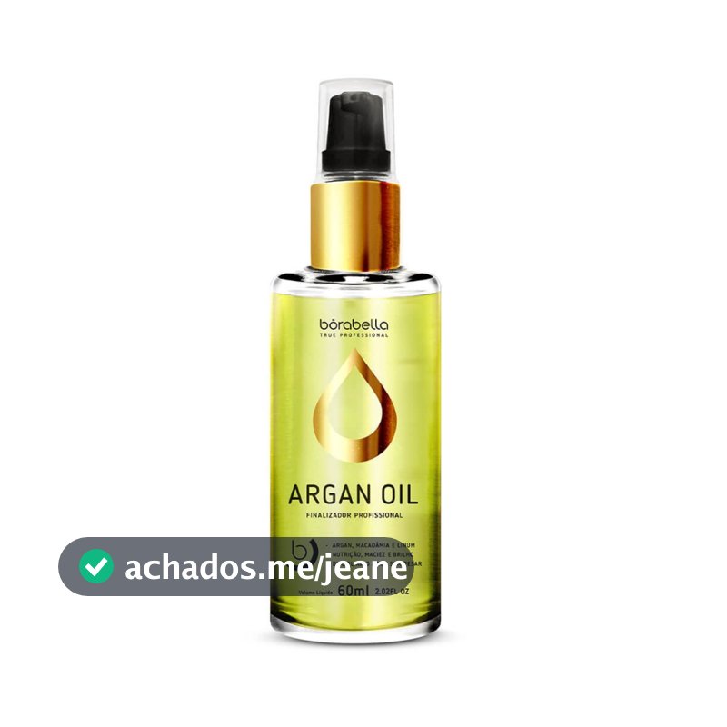 Borabella Óleo de Argan e Macadamia - 60ml