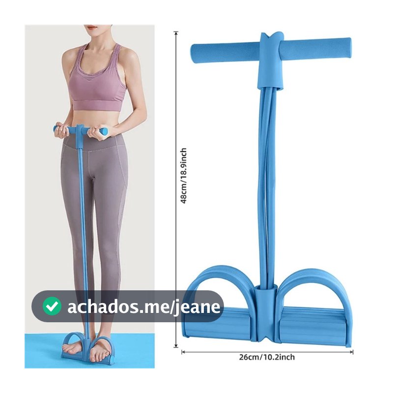 Elástico Extensor de Exercícios Pull Reducer Multi Função Academia Em Casa Uso Profissional