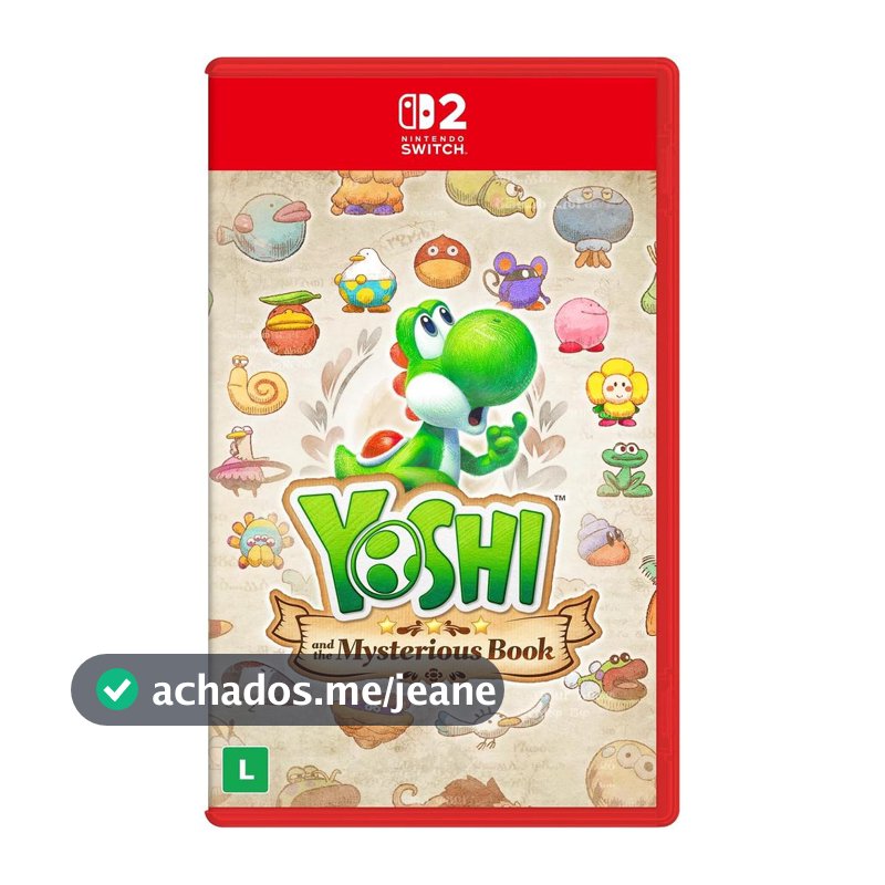 Yoshi and the Mysterious Book Switch 2 BR Midia Fisica