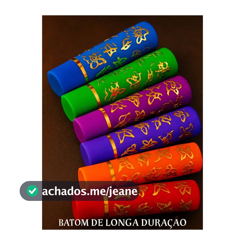 Kit Com 6 Batom Magico, Com Longa Duração - Para Maquiagem, com Embalagem Decorada