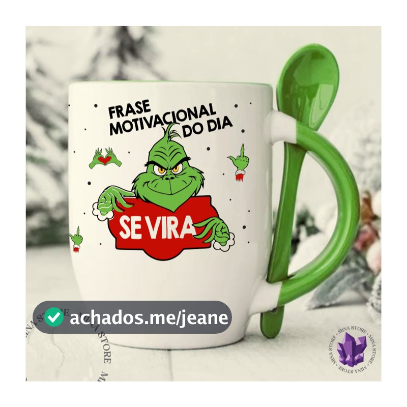 Caneca de Cerâmica Grinch Diversos Modelos