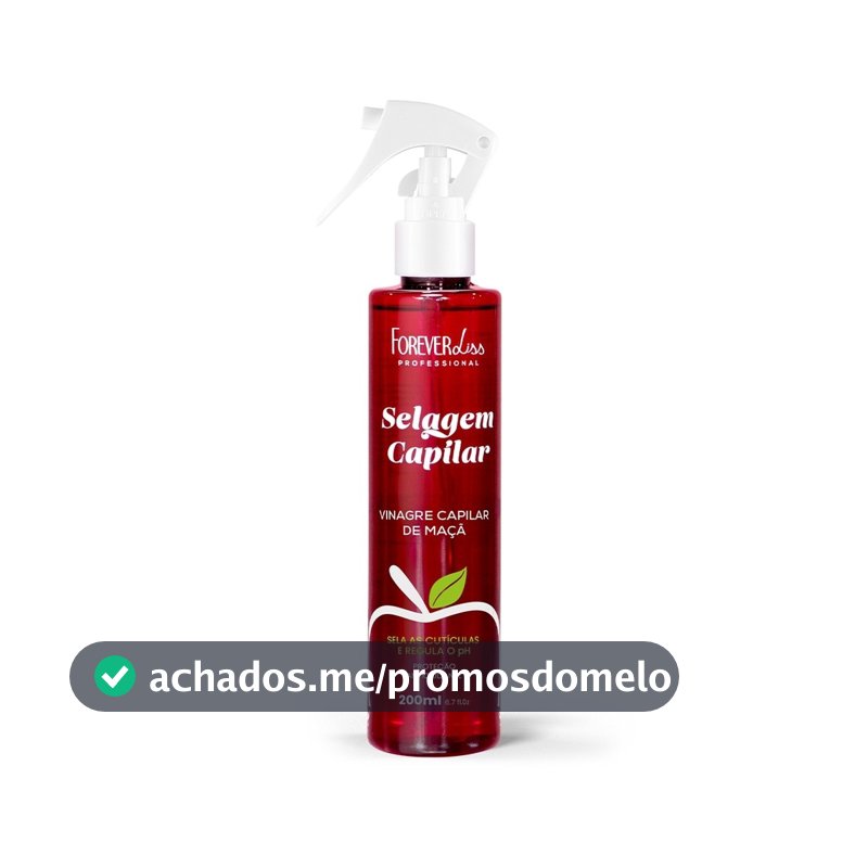 Acidificante Vinagre Capilar de Maçã Forever Liss 200ml