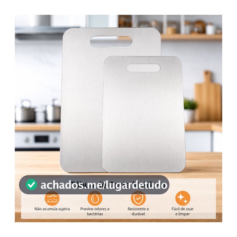 Tábua De Corte Aço Inoxidável Antibacteriana Antimofo À Prova De Mofo Cozinha Carnes Frutas