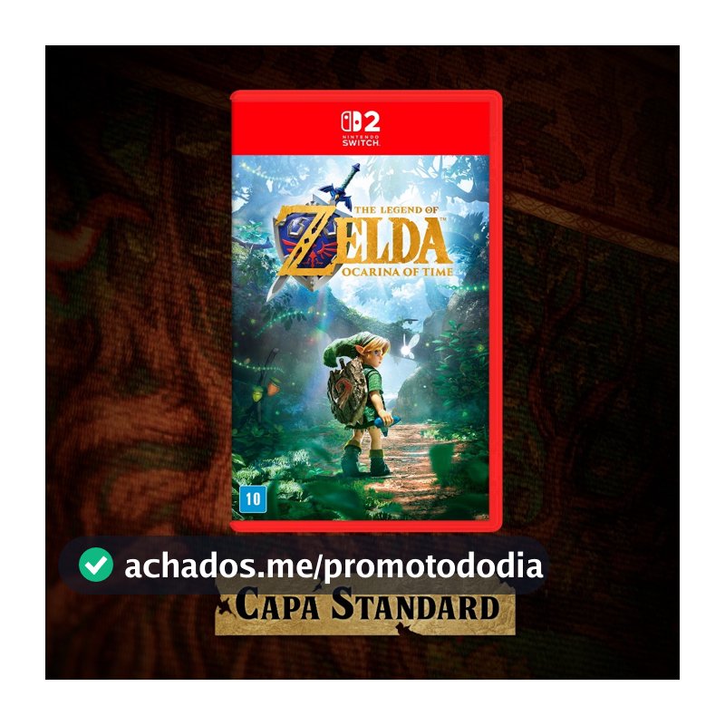 The Legend Of Zelda: Ocarina Of Time – Capa Regular – Nintendo Switch 2