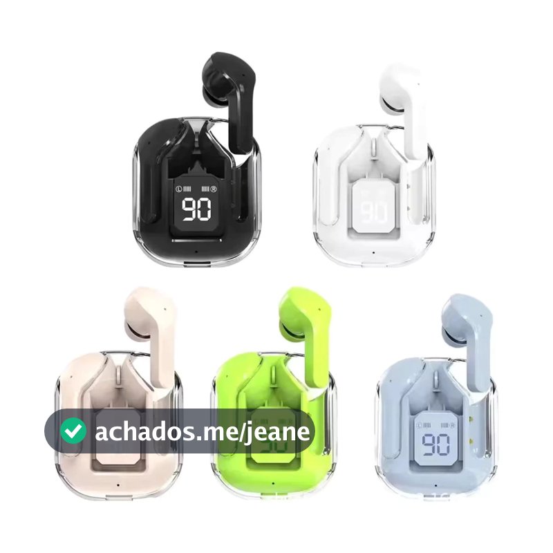 TWS Air31 Fones De Ouvido Sem Fio LED Power Display Digital Esportivos HiFi Bluetooth