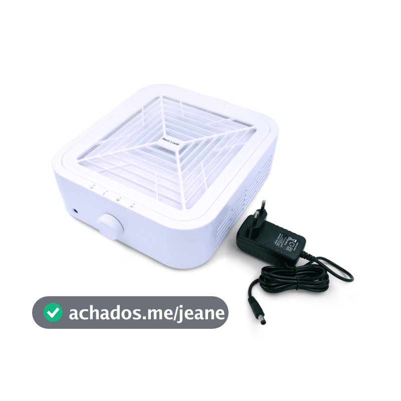 Sugador Aspirador Coletor De Pó De Unhas Bivolt 120w - Real Love