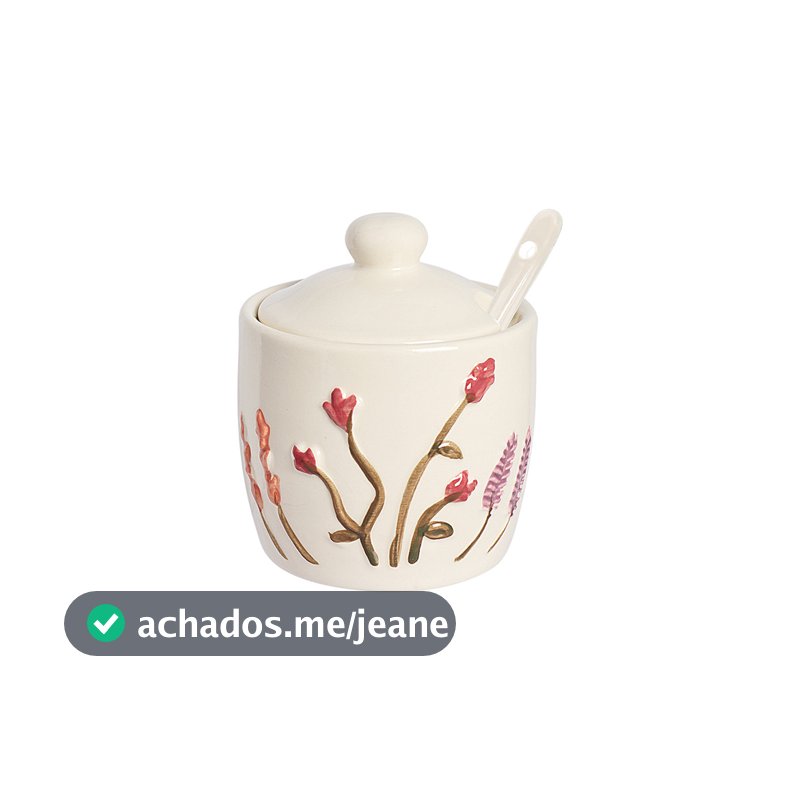 ACUCAREIRO FLORESCER 260ML COM COLHER - HAUSKRAFT