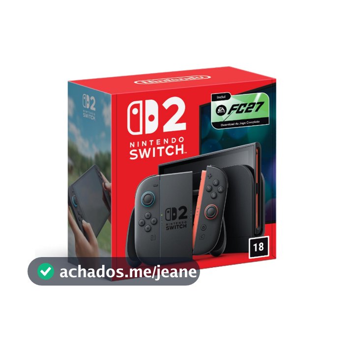 Bundle Nintendo Switch 2 + Ea Sports Fc 27 Nacional Com NF