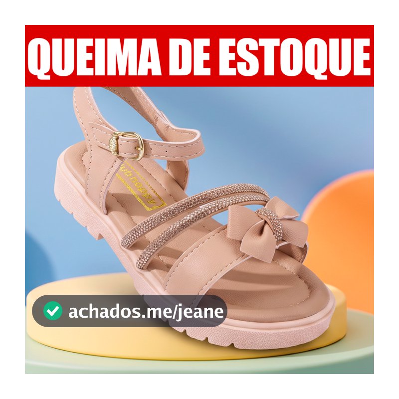 Sandalia Menina Infantil Sandalia Infantil Feminina Verao Club Happy