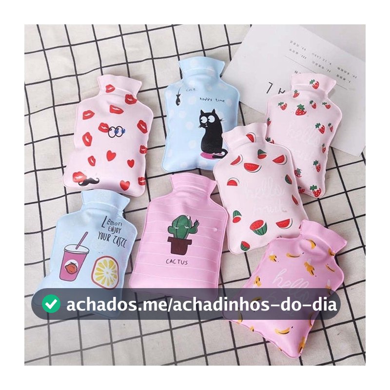 bolsa Mini de água quente/gelada para compressa fofas