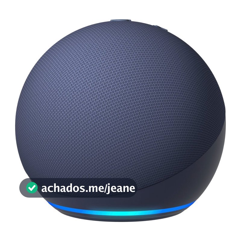 Echo Dot (5ª Geração): Smart Speaker com Alexa - Cor Azul