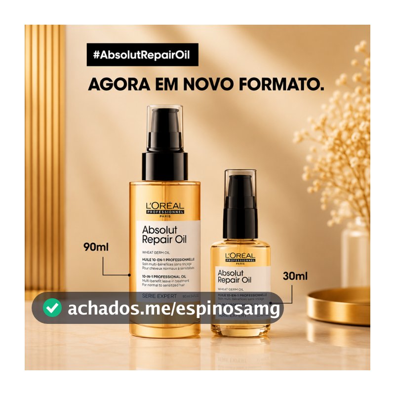 Óleo Reparador De Pontas Profissional Reconstrutor Absolut Repair Quinoa