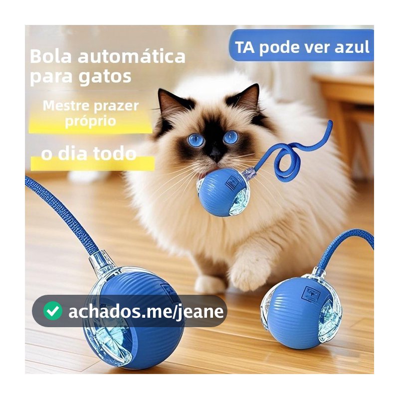 Brinquedo Inteligente Para Cães E Gatos De Estimação , Bola Rolante Automática , Elétrica Recarregável superloja