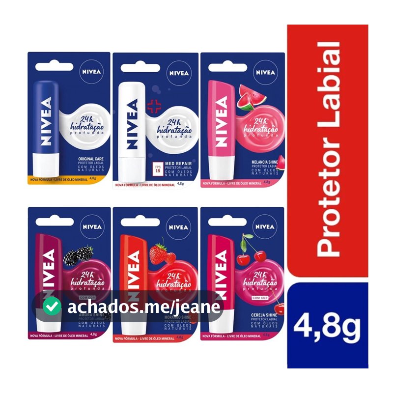 Nivea Protetor Labial hidratante 4,8g