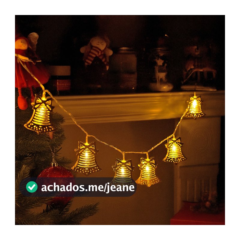 Pisca Led 2 Metros Anjo Sino Cordão De Luz Decoração Árvore De Natal Festa