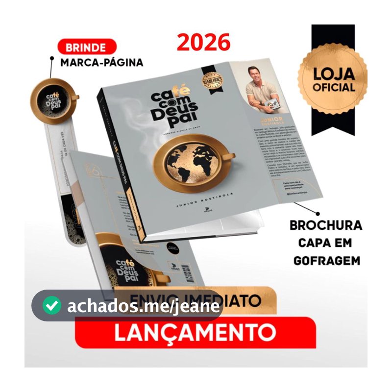 Devocional Café Com Deus Pai | Porções Diárias De Amor | Junior Rostirola | Edição 2026